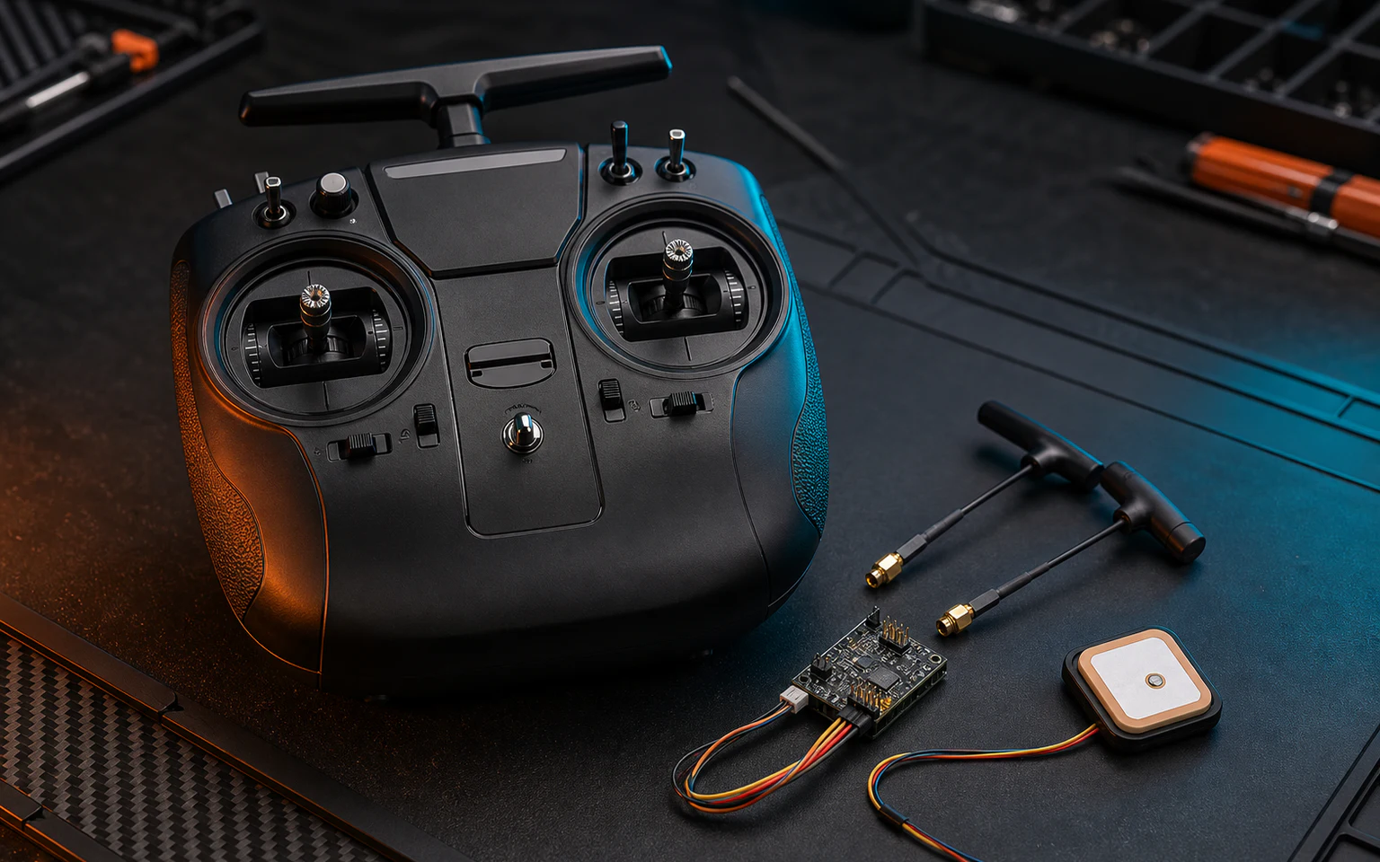 FPV Radio Gimbals, Switches, and Ergonomics Guide cover illustration